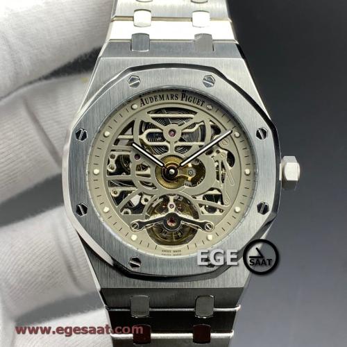 HK2507-AUDEMARS PIGUET ROYAL OAK SKELETON SİLVER