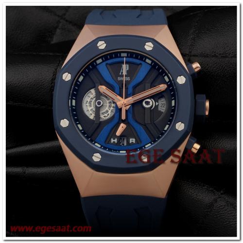 HK2161-AUDEMARS PİGUET ROYAL OAK BLUE ERKEK SAATİ