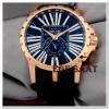 HK2294-ROGER DUBUIS PERPETUAL CALENDER DUAL TİME GOLD OTOMATİK