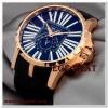 HK2294-ROGER DUBUIS PERPETUAL CALENDER DUAL TİME GOLD OTOMATİK