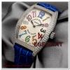 HK2374-FRANCK MULLER GENEVE MAGİC COLOR MAVİ BAYAN SAATİ