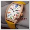 HK2372-FRANCK MULLER GENEVE MAGİC COLOR SARI BAYAN SAATİ