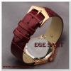 HK2287-PATEK PHİLİPPE FUL TAŞ BORDO BAYAN SAATİ