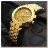 HK2408-VERSACE GOLD CHORONO ERKEK SAATİ